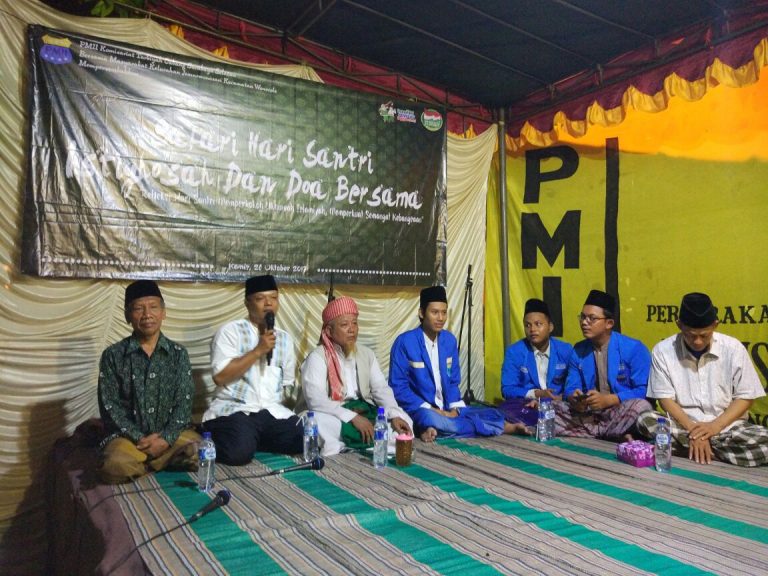 Puncak Hari Santri 2017, PMII Surabaya Selatan Istighosah Bersama Ratusan Warga