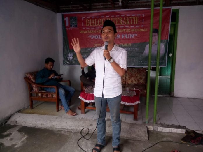 Amiruddin, Caleg DPRD Kabupaten Mojokerto sekaligus Narasumber Tunggal dalam acara