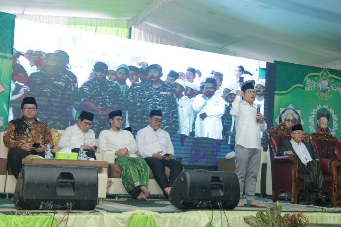 Wakil Ketua MPR RI Muhaimin Iskandar atau Cak Imin saat memberikan sambutan
