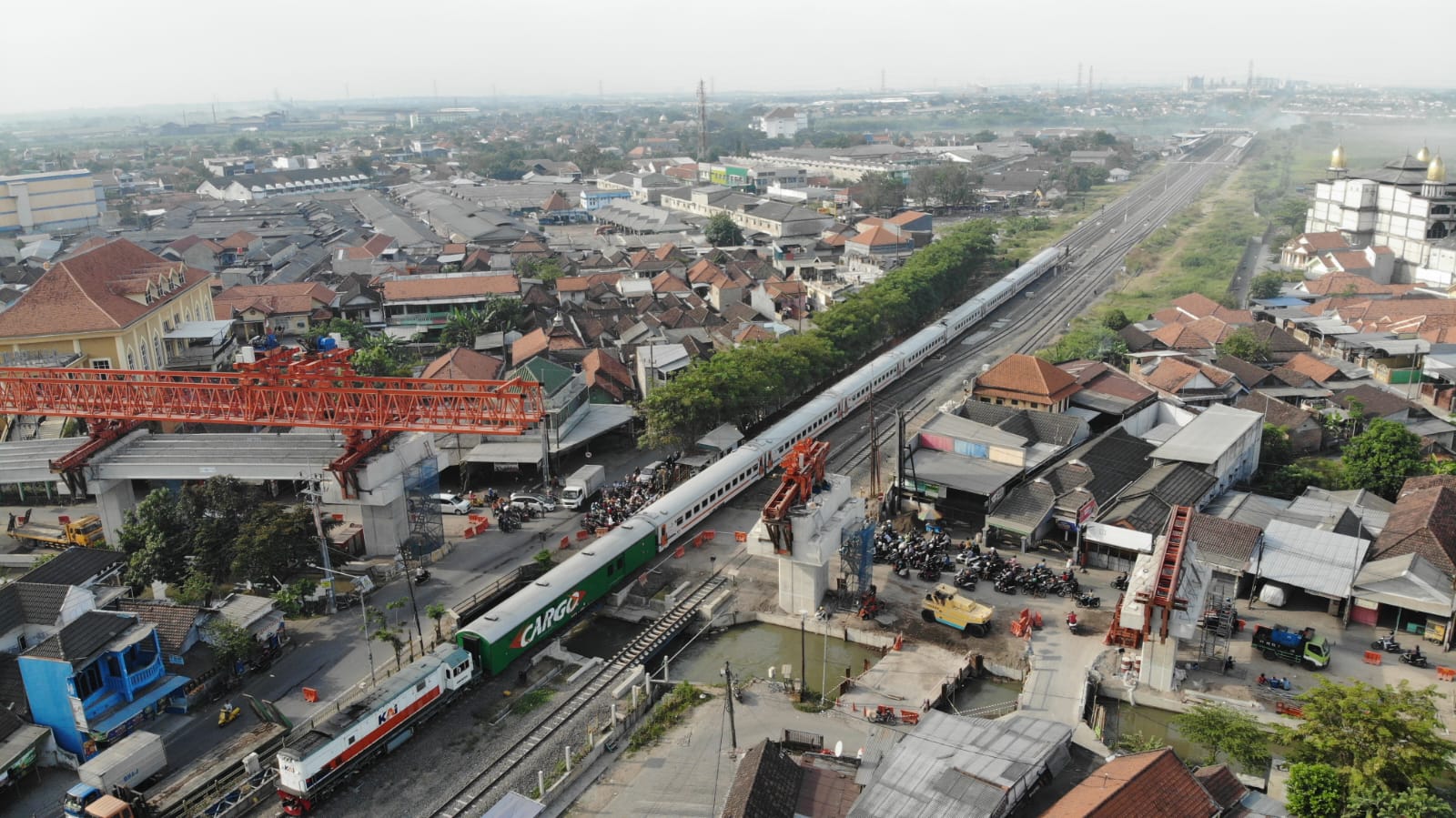 Pengerjaan Tinggal 23%, Proyek JPL 64 Krian dan JPL 79 Tarik Dipastikan Rampung Desember Mendatang