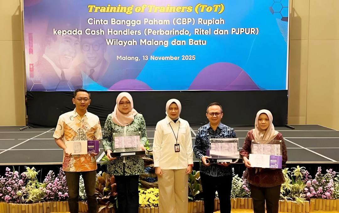 BI Malang Gelar TOT Cinta Bangga Paham Rupiah, Perkenalkan Sistem Pembayaran Baru