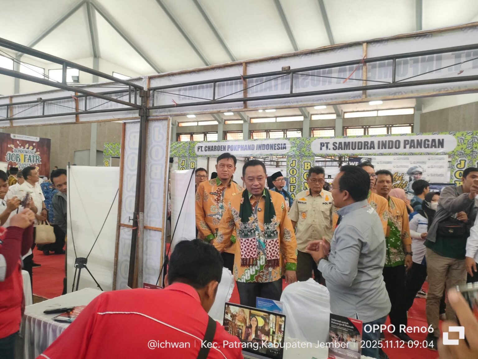 Bondowoso Job Fair 2025, Bupati Hamid Perkenalkan Aplikasi ‘Kerja Berkah’