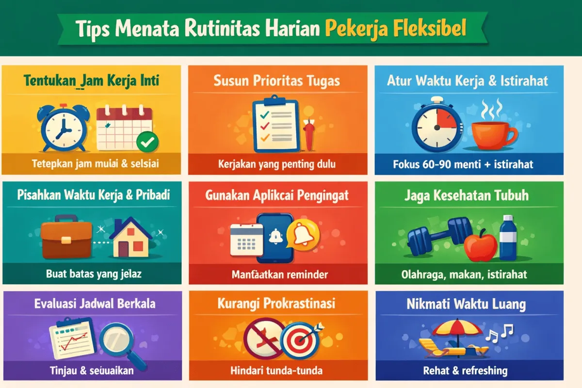 Punya Sistem Kerja Fleksibel? Ini Dia 7 Rekomendasi Menata Jadwal Harian