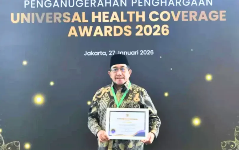 Pemkab Sumenep Terima Penghargaan UHC Award 2026