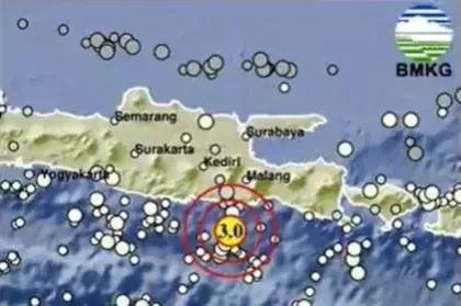 Gempa Magnitudo 3,0 Guncang Kabupaten Malang, BMKG: Pusat di 80 Km Barat Daya