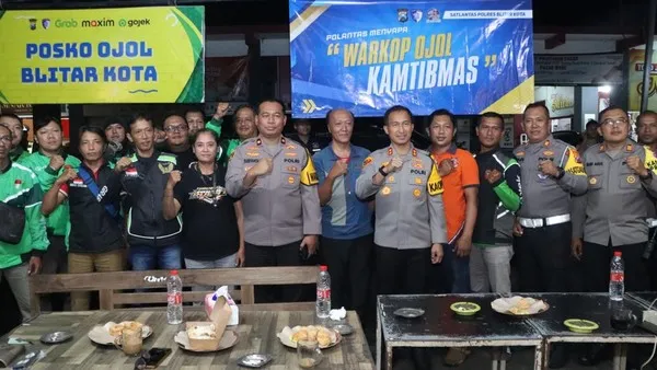 Tekan Angka Kecelakaan, Polres Blitar Kota Rangkul Ojol Kampanyekan Tertib Lalu Lintas