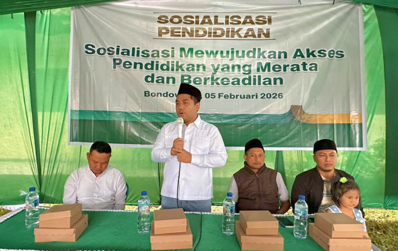 anggota dprd jatim Ubaidillah Ubaidillah Dorong Pemerataan Pendidikan Lewat Sosialisasi di Bondowoso