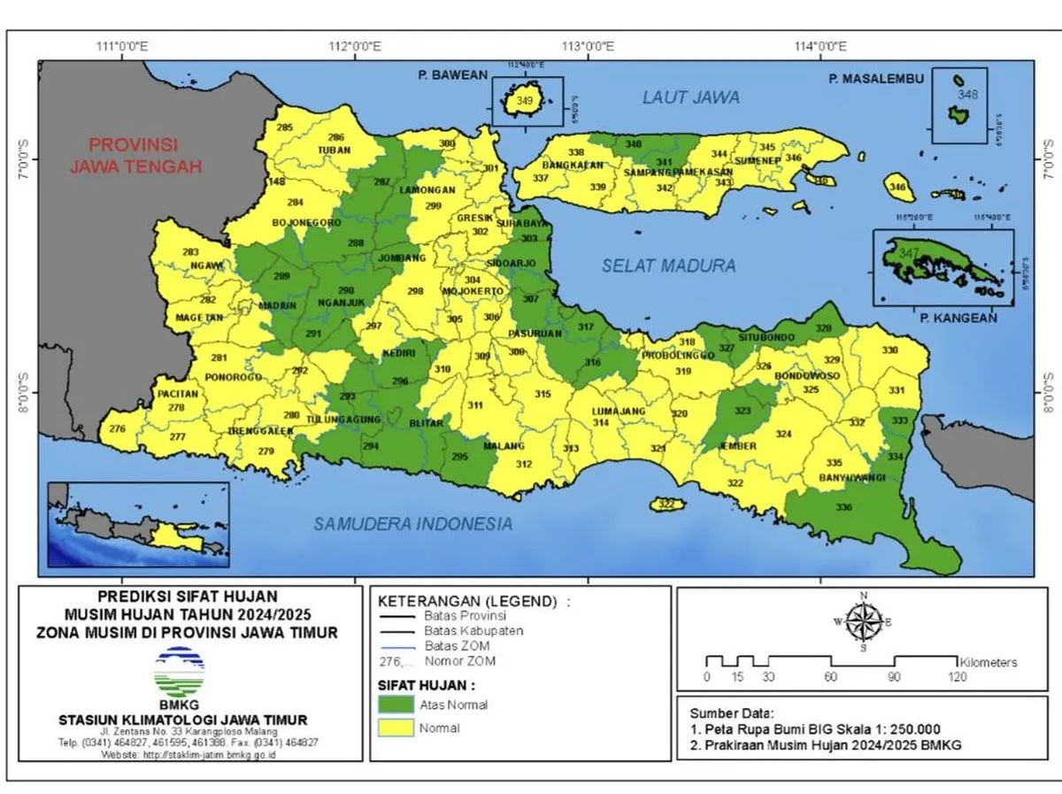 BMKG Juanda Keluarkan Peringatan Dini Cuaca Ekstrem di Jawa Timur hingga 10 Februari 2026