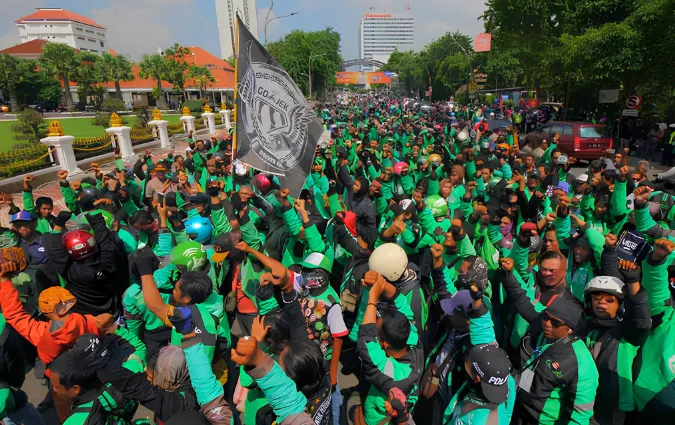 Besok! Ribuan Ojol Se-Jatim Gelar Aksi di Surabaya, Protes Kebijakan Aplikator