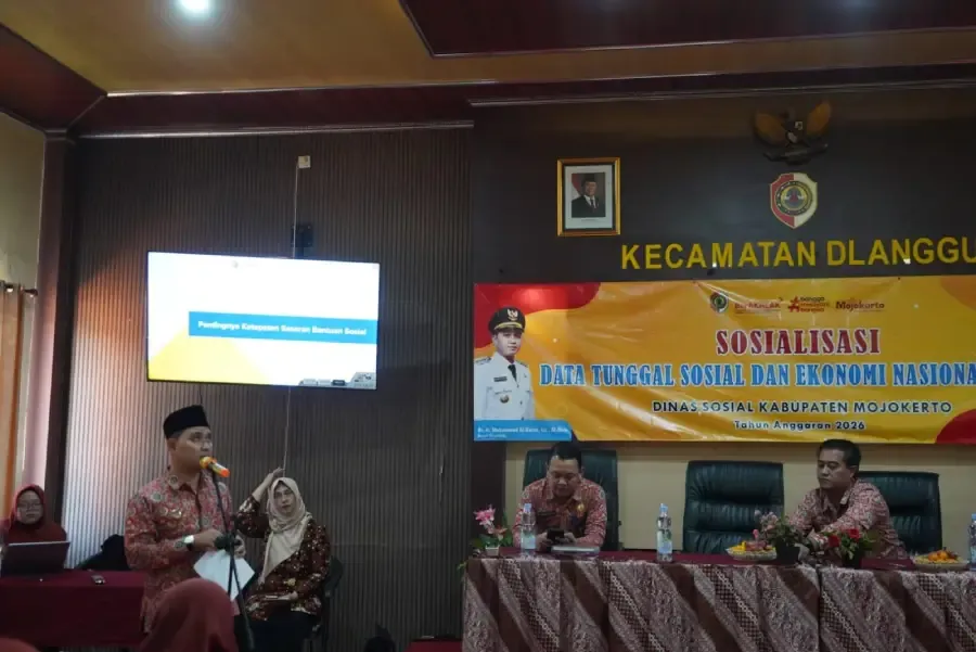 Pemkab Mojokerto Dorong Validasi Data Sosial Lewat DTSEN