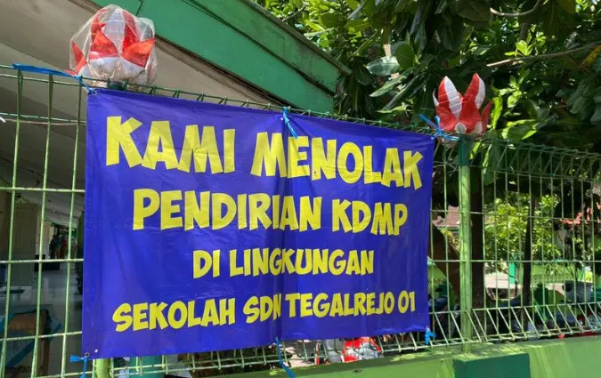 Meski Ditolak, Kades Tegalrejo Blitar Tetap Bangun KDMP di Area Sekolah