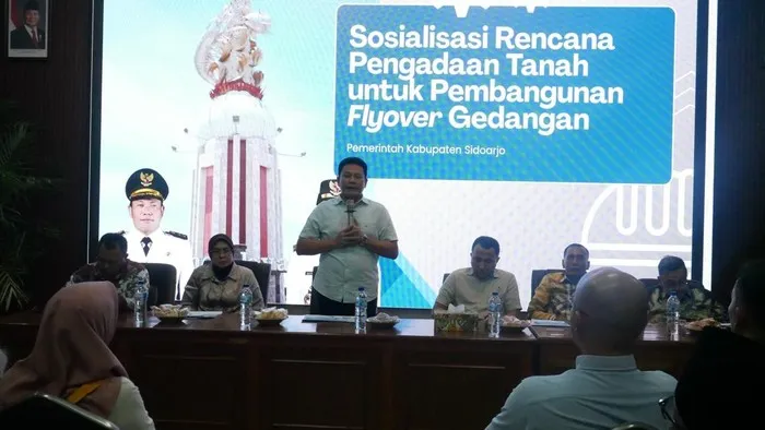 Pemkab Sidoarjo Sosialisasikan Flyover Gedangan, Warga Terdampak Mulai Disiapkan