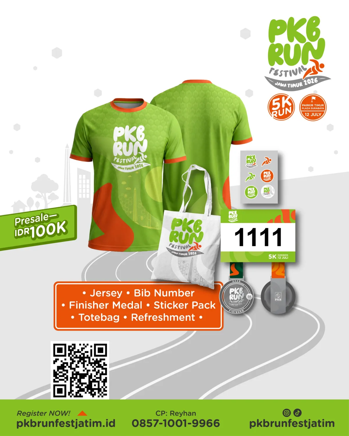 PKB Run Festival Jatim 2026 Siap Digelar di Surabaya, Hadirkan Doorprize Ratusan Juta dan Golden Ticket ke Jakarta