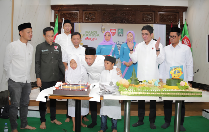 Harlah Ke-1, Panji Bangsa Gelar Santunan untuk 200 Anak Yatim