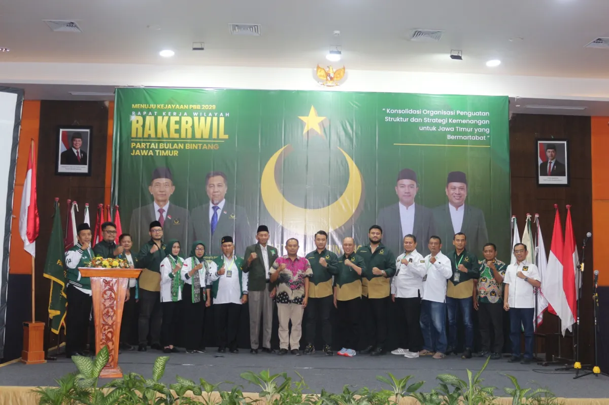 Rakerwil PBB Jatim Perkuat Konsolidasi, Yuri Kemal: Satukan Langkah Hadapi Tantangan Politik