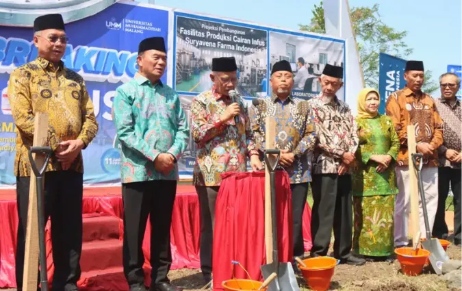 Muhammadiyah Bangun Pabrik Infus di Malang, Target Beroperasi pada 2027