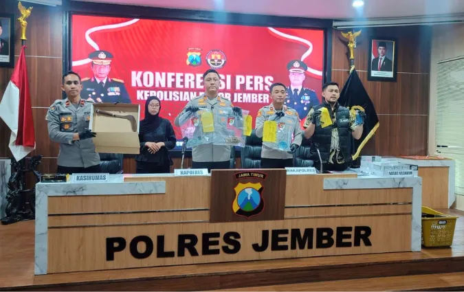 Beraksi di 18 Lokasi, Residivis Curanmor Kembali Diciduk Polres Jember