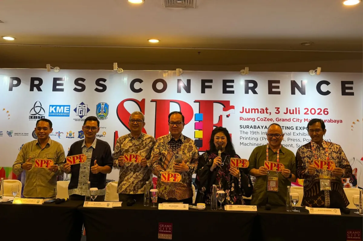 Industri Percetakan Jatim Tumbuh, Surabaya Printing Expo 2026 Hadirkan 150 Peserta