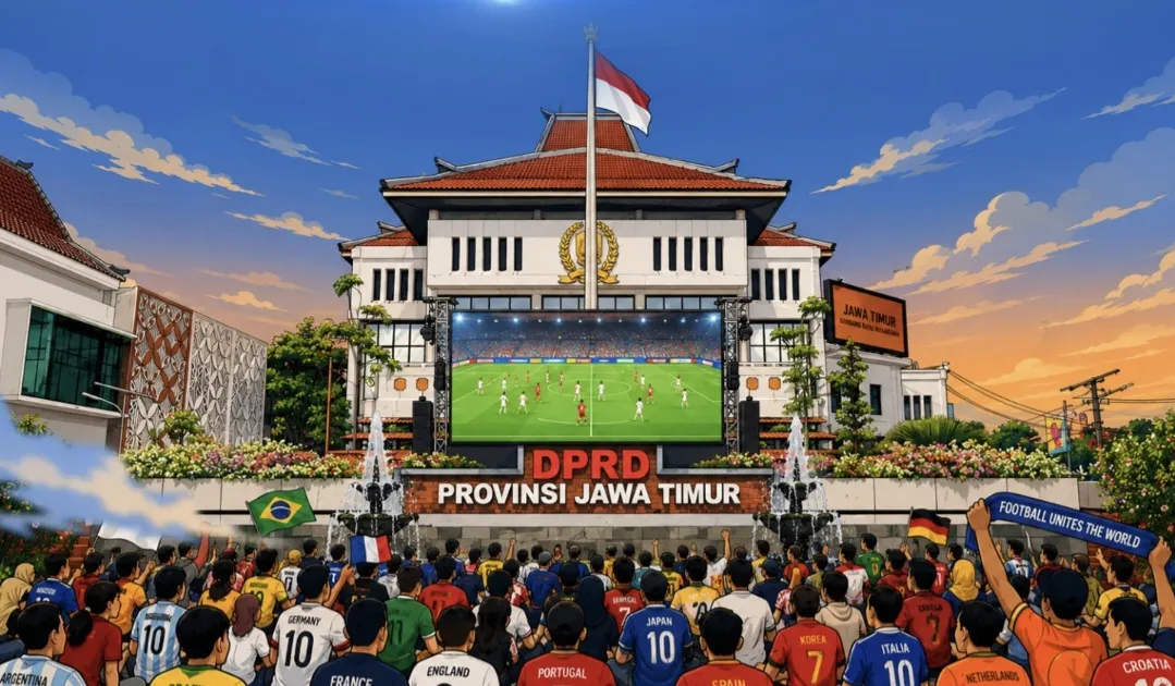 DPRD Jatim Gelar Nobar Semifinal Piala Dunia 2026