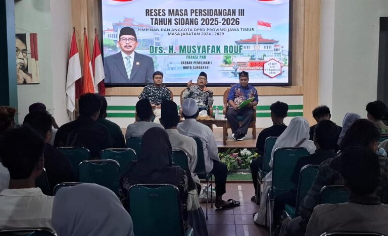 Ketua DPRD Jatim Musyafak Rouf saat Gelar Agenda Reses.