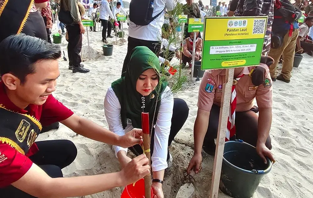 Hadiri Festival Mangrove Jatim ke-10 di Tuban, Senator Lia Istifhama Tekankan Pentingnya Jaga Ekosistem Pesisir