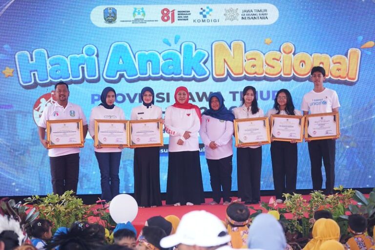 Kado Hari Jadi ke-1147, Kota Kediri Raih Terbaik III Indeks Perlindungan Anak Tingkat Jawa Timur