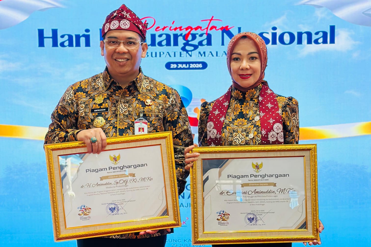 Pemkot Probolinggo Cetak Prestasi, Borong Lima Penghargaan pada Puncak Harganas ke-33 Jatim
