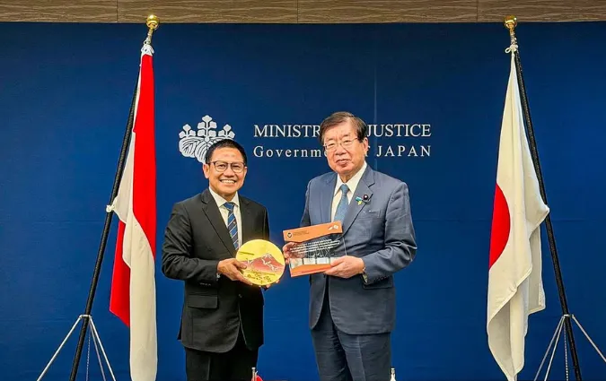 Temui Menteri Kehakiman Jepang, Menko Muhaimin Perkuat Peluang Kerja WNI