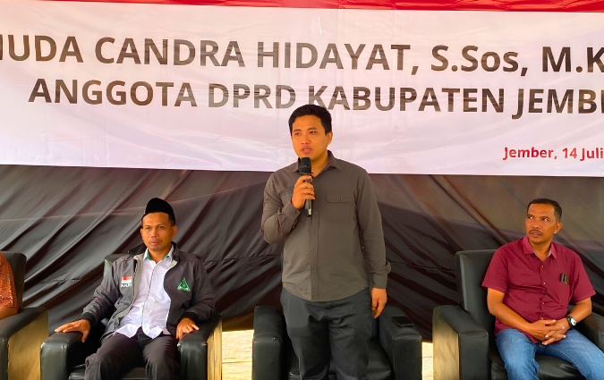 Anggota DPRD Kabupaten Jember, Nurhuda Candra Hidayat.