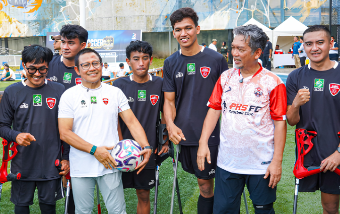 Dari Lapangan Mini Soccer, PKB-PKS Suarakan Dukungan untuk Tim Amputee