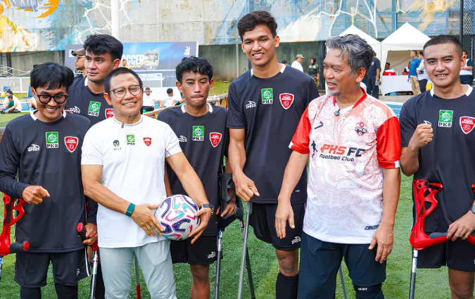 Dari Lapangan Mini Soccer, PKB-PKS Suarakan Dukungan untuk Tim Amputee