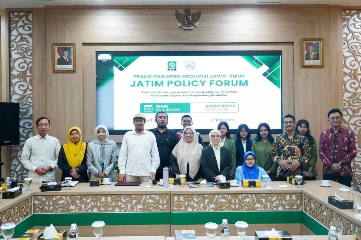 Fraksi PKB DPRD Jatim Kawal Ketat Perda Disabilitas, Hikmah Bafaqih: Jangan Hanya Jadi Tanggung Jawab Dinsos