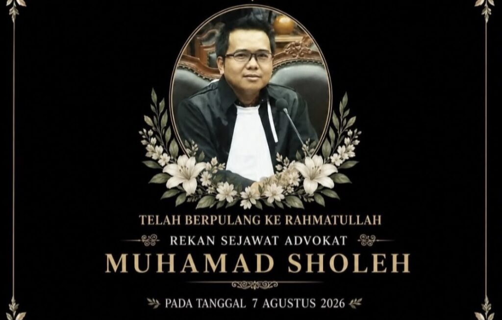 Pendiri Komunitas No Viral No Justice Cak Sholeh