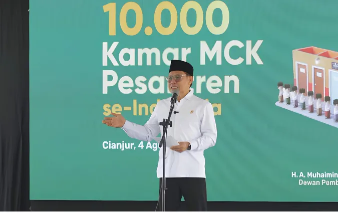 Soroti Sanitasi Pesantren, Gus Muhaimin Launching 10.000 MCK Seluruh Indonesia