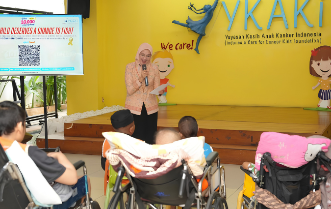 DWP Kemenko PM Kunjungi YKAKI, Beri Dukungan untuk Pejuang Kanker